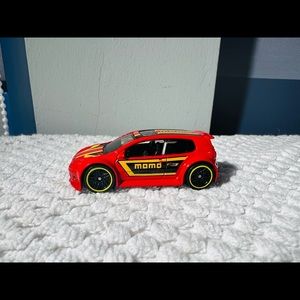 Hot Wheels 2008 Red Volkswagen Golf GTI, Made in Malaysia